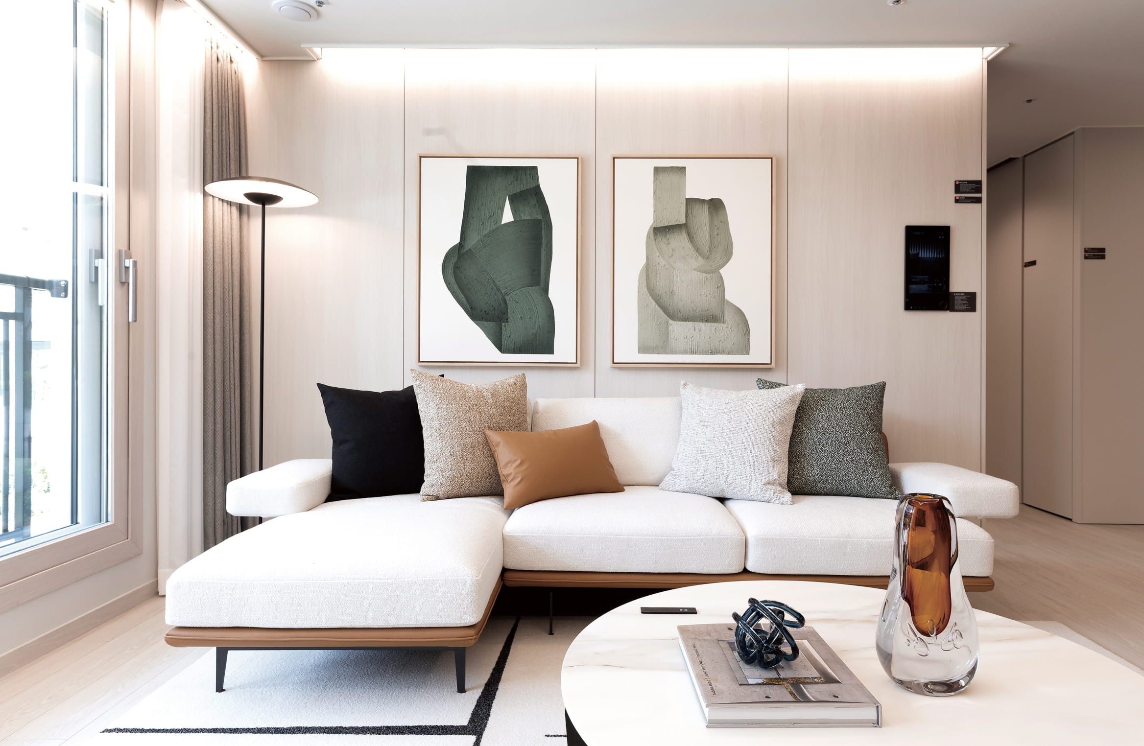 Official model-house living room